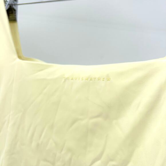 New Travis Mathew Movement Sleeveless Tennis Dress Morning Ray Yellow Medium - Picture 12 of 13